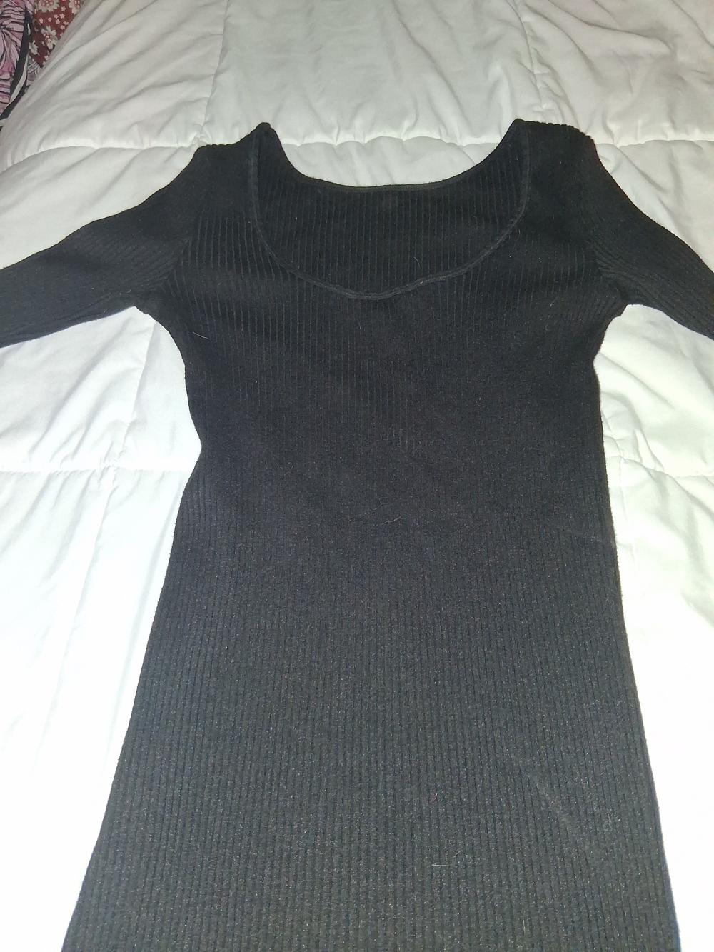 H&M Black Ribbed Maxi Dress - Picture 4 of 4
